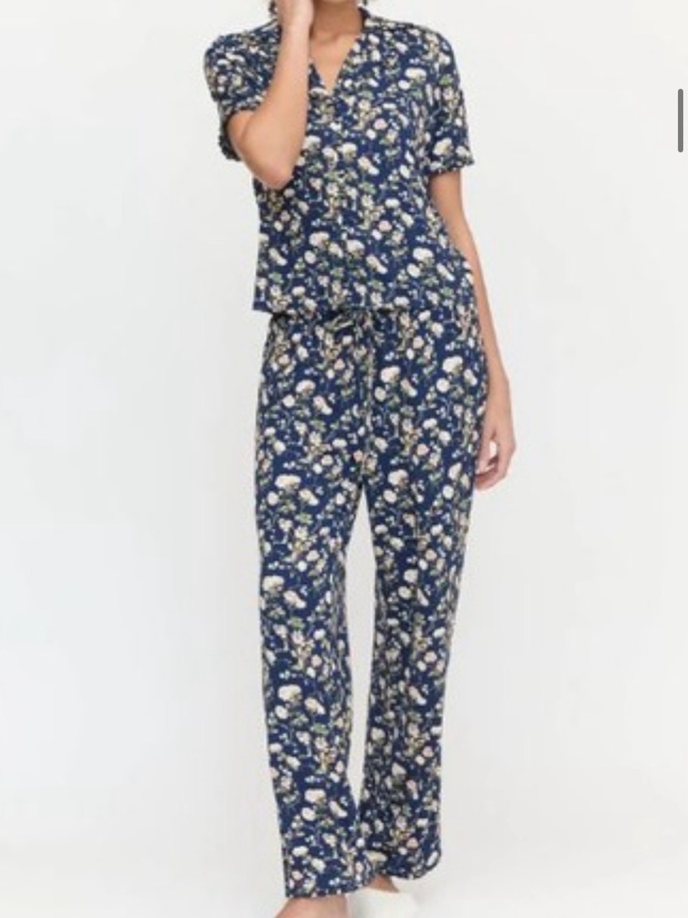 Hill House The Marina Pajama Set Large Floral